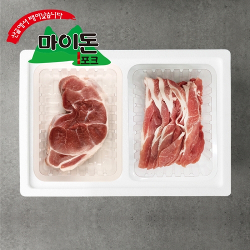 [무진장축협] 마이돈포크 알뜰세트(전지-앞다리살) 2kg